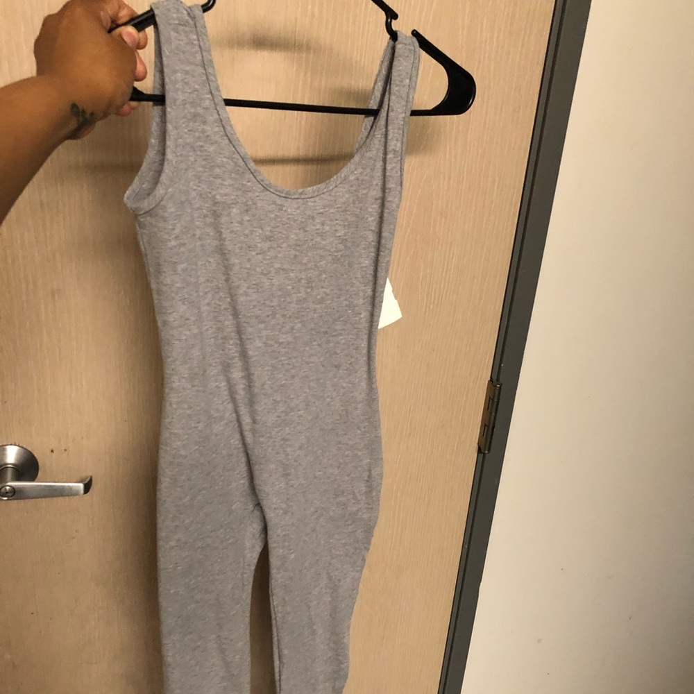 Gray one piece